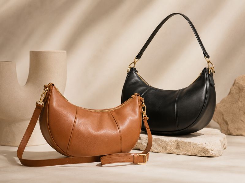 Leather-Curved-Hobo-Shoulder-&-Crossbody-Bag