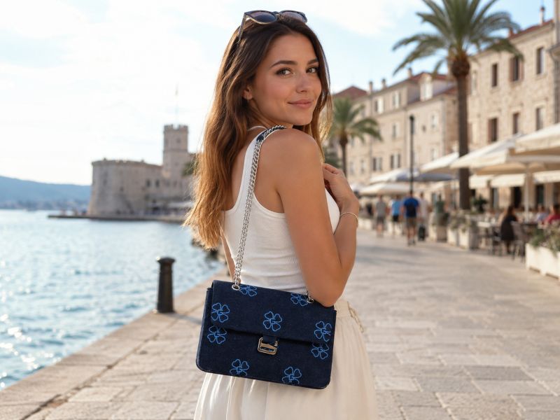 a-dark-blue-printed-bag-carried-by-a-woman