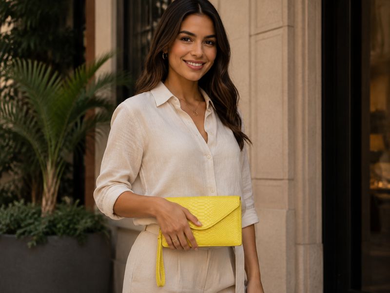 a-yellow-clutch-bag-carried-by-a-woman