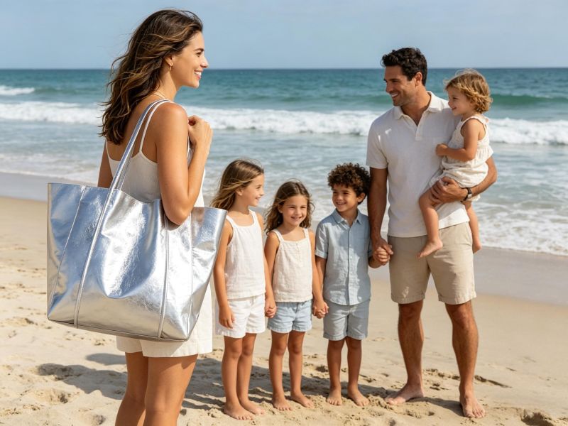 beach-bag-silver