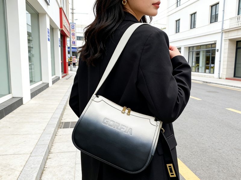 black and white crossbody