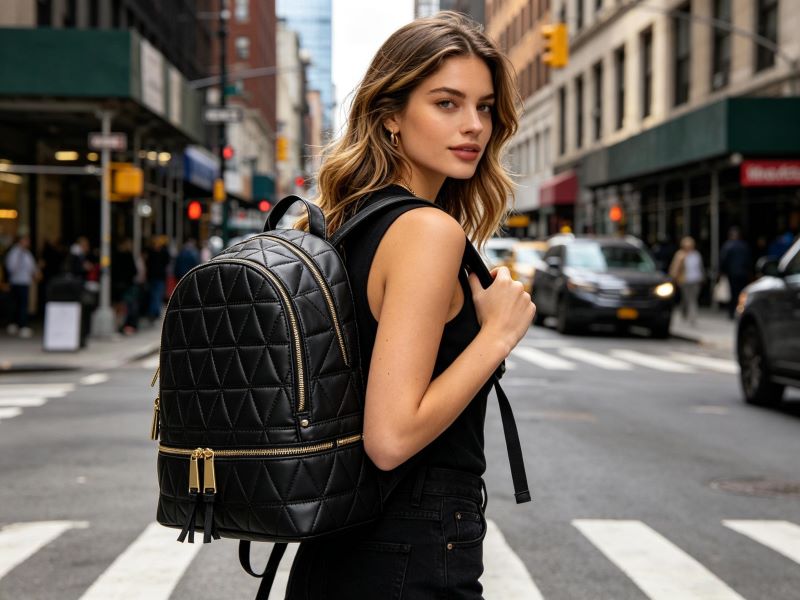 black-backpack
