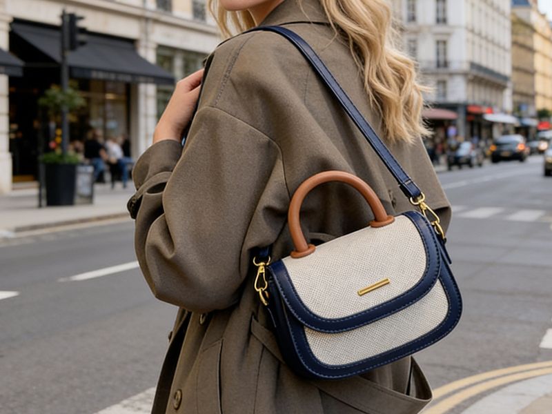 crossbody small blue