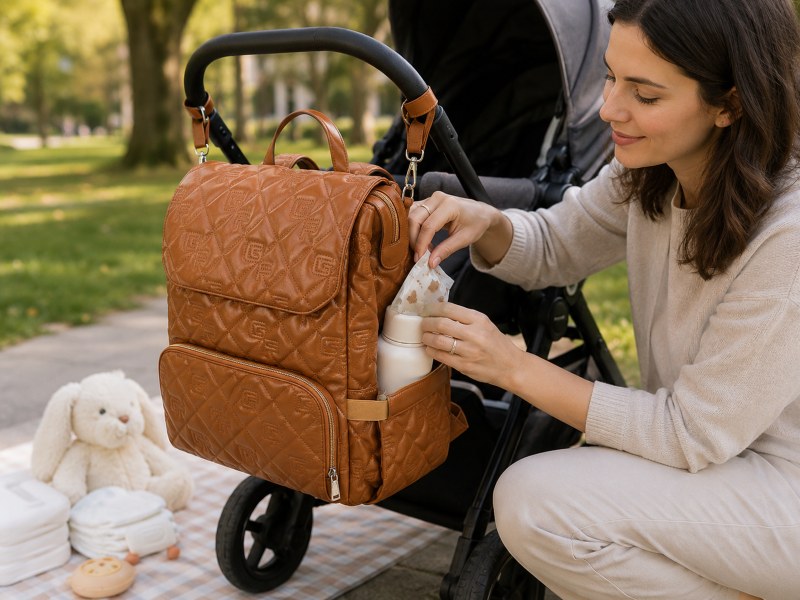 diaper-bag-hung-on-baby-car