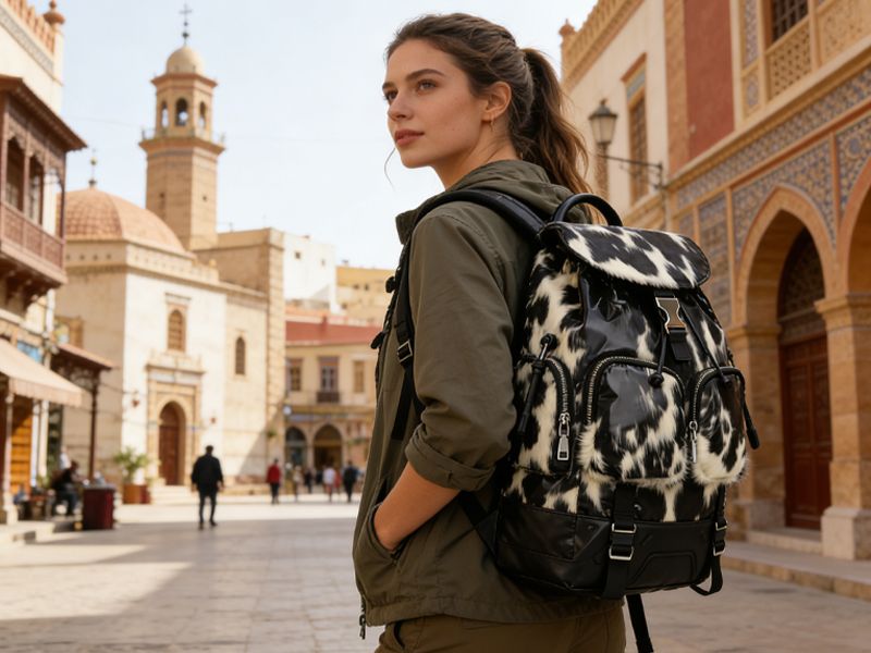 cow-print-backpack-for-essential-items-and-airline-travel