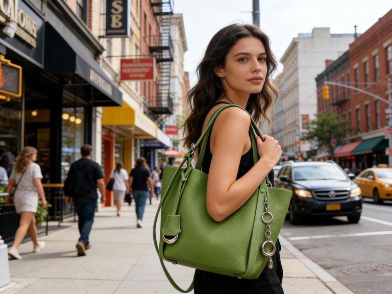 green-tote-bag
