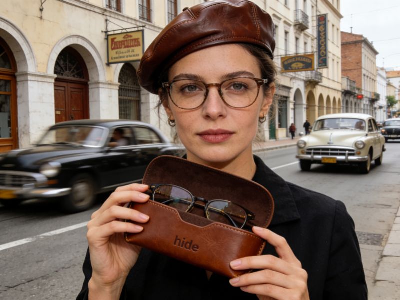 leather-hat-and-leahter-glass-case