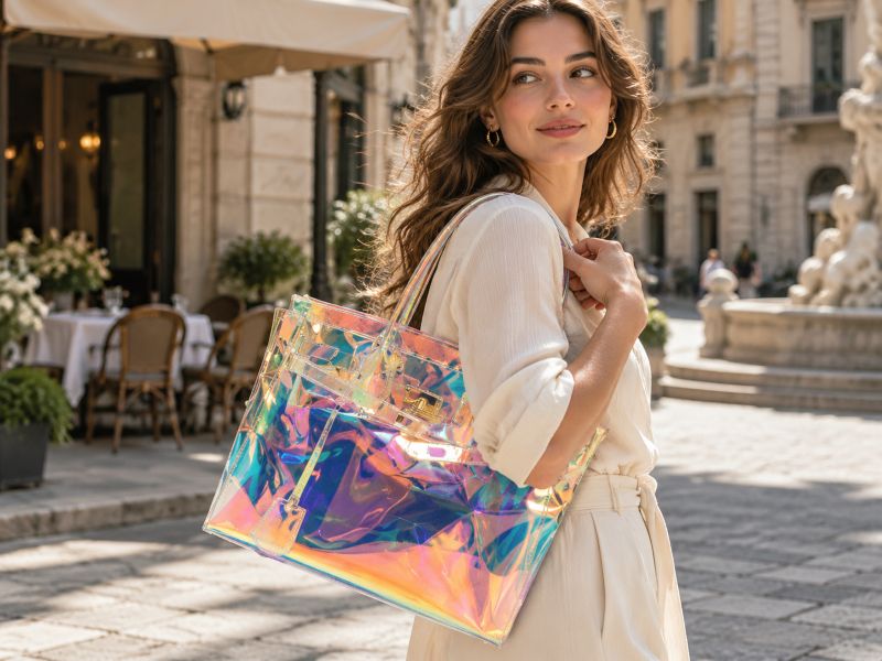 holographic-clear-pvc-tote-bag