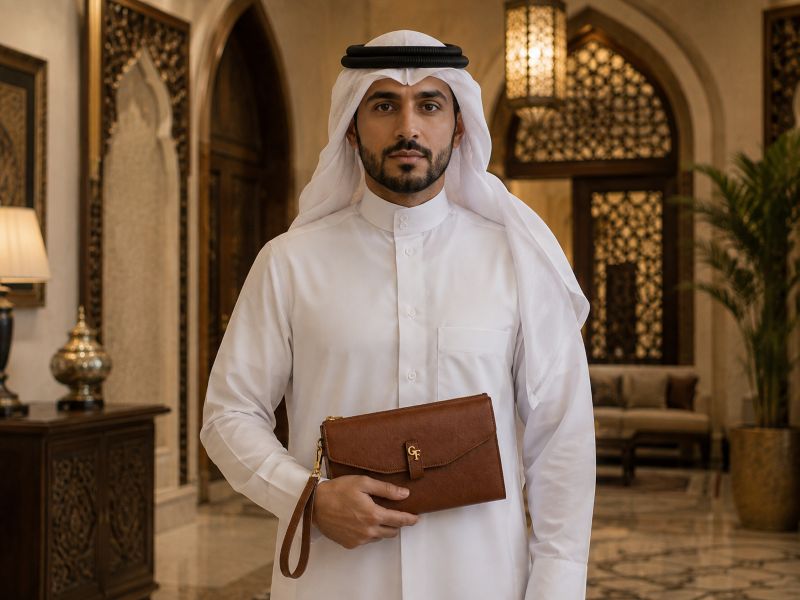 men-brown-leather-envelope-clutch-bag