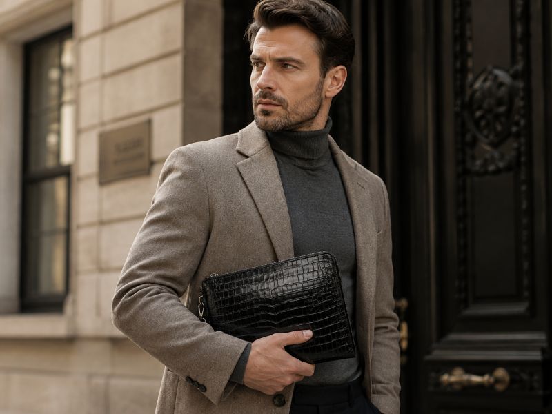 men-crocodile-texture-leather-clutch-bag