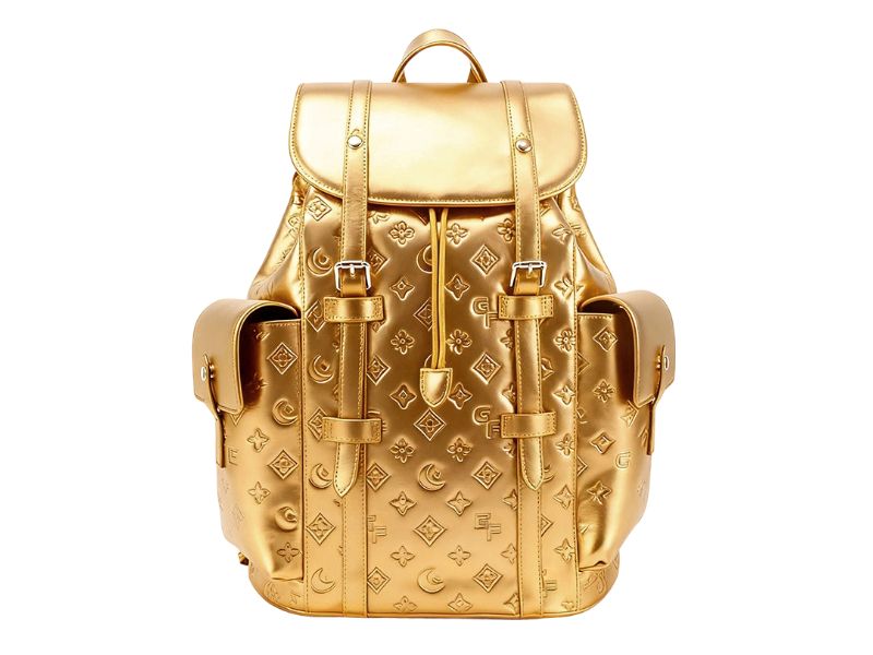 men's-bag-golden-backpack
