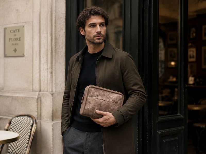 men‑leather‑clutch‑bag‑city‑street‑scene