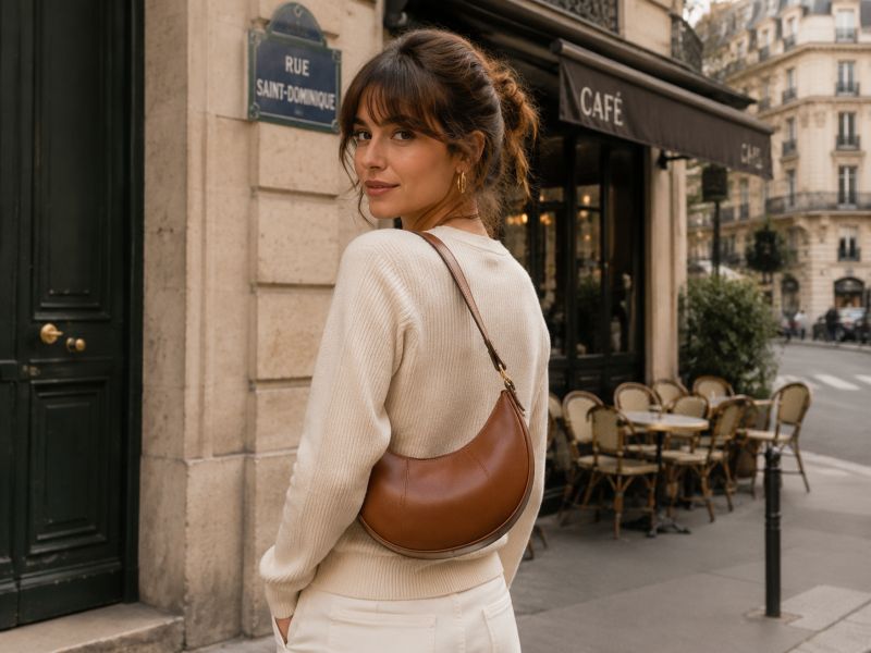 minimalist-crescent‑shoulder‑bags-carried-by-a-woman