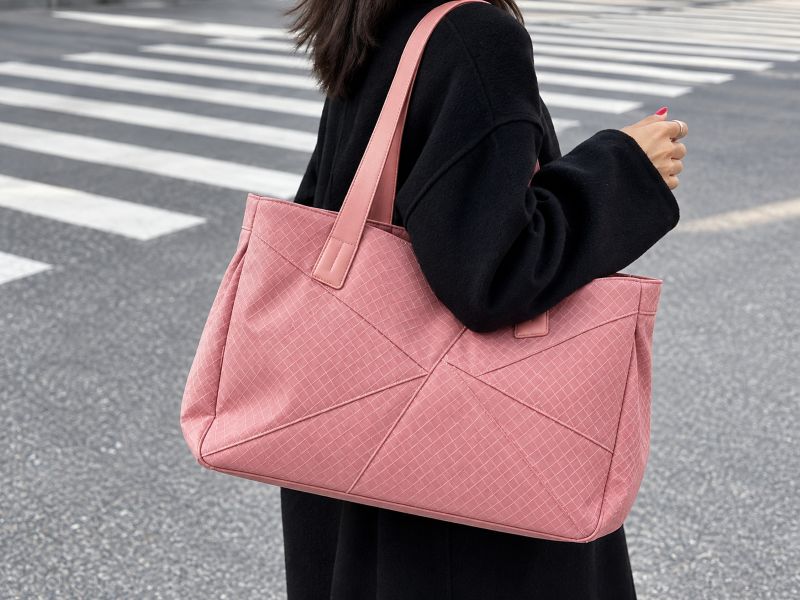 pink-ripstop-womens-commuter-tote-bag