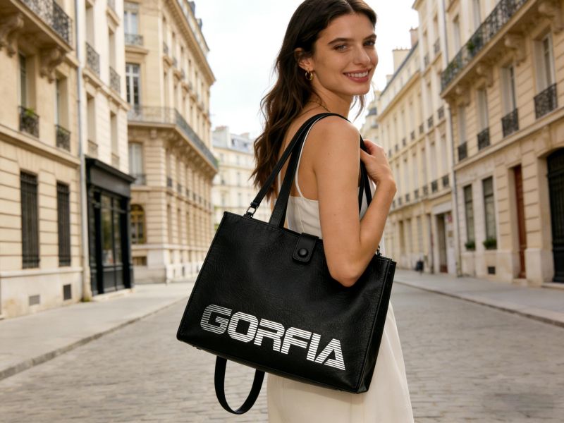 printed-leather-tote-bag-with-screen-printing-brand-logo-and-durable-quality-details