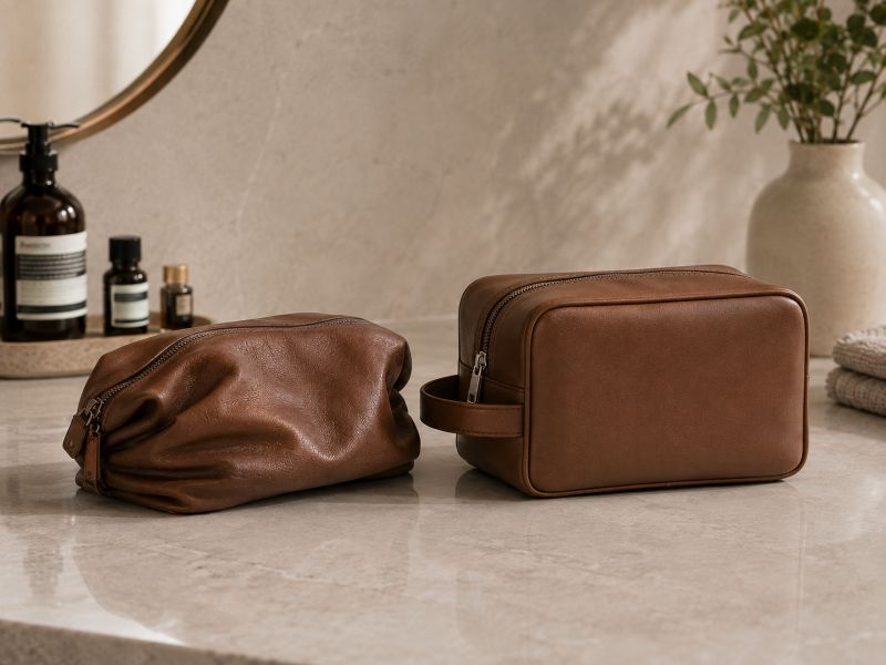 soft-and-firm-leather-dopp-kit-comparison