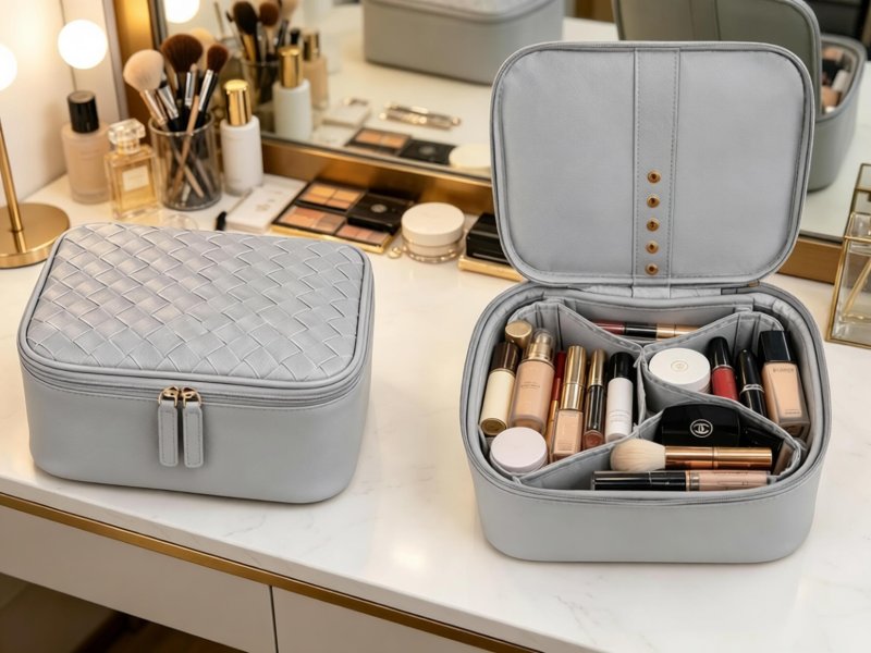 taupe-embossed-woven-makeup-case