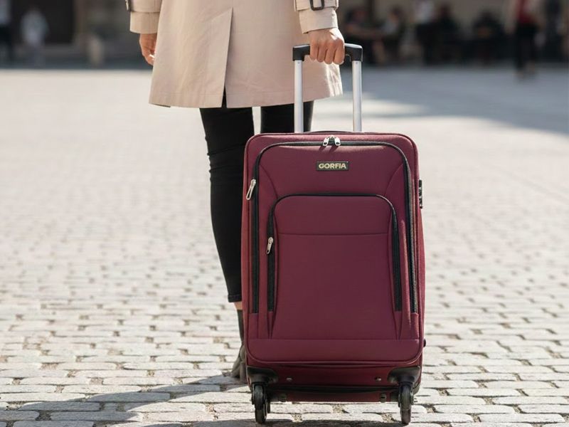 traditional soft-sided suitcase