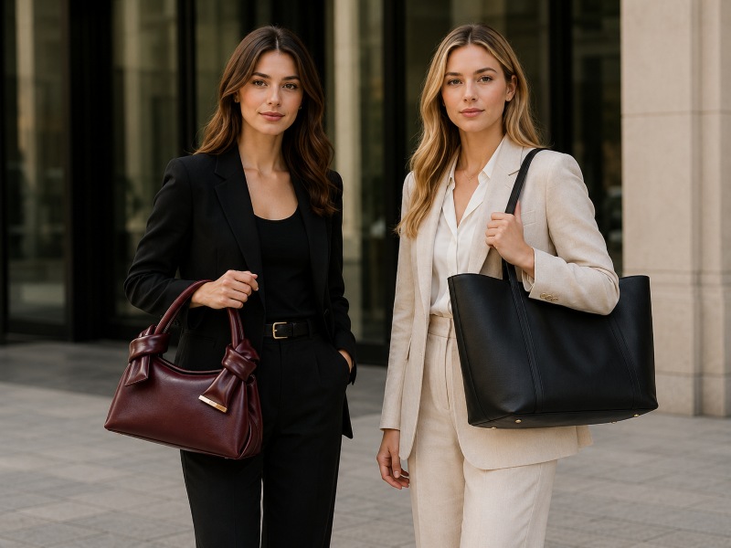 two-business-women-with-east-and-west-bag-and-oversized-tote