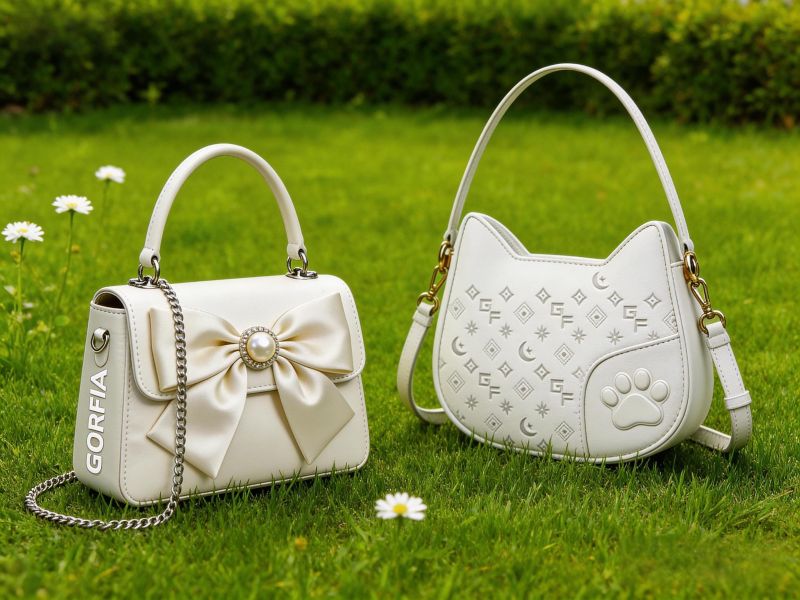 twoo white bags