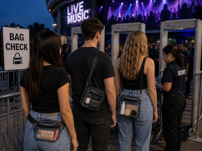 wearing-clear-bags-entering-the-concert-hall