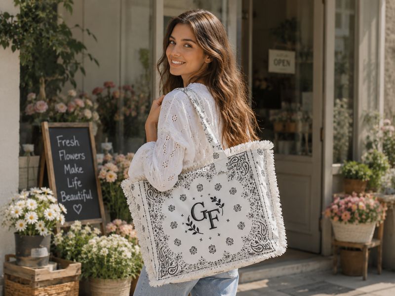 white-and-black-bandana-bag-carried-by-a-girl