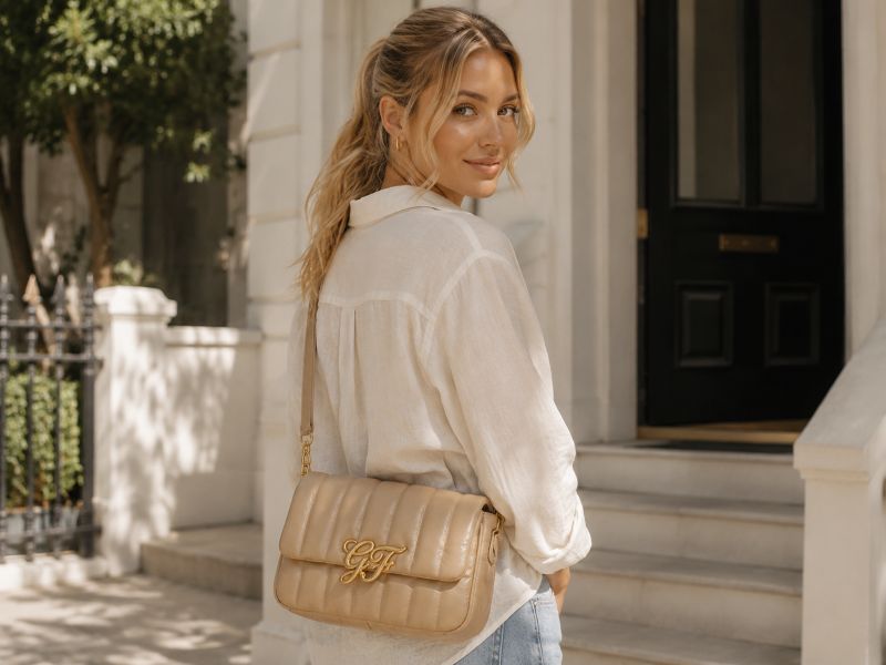 woman-with-beige-puffer-crossbody-bag