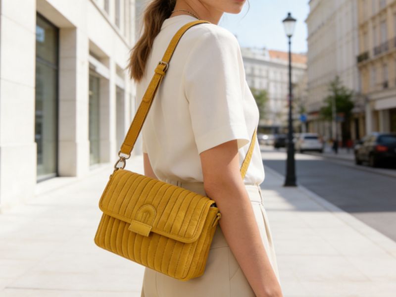 yellow crossbody bag