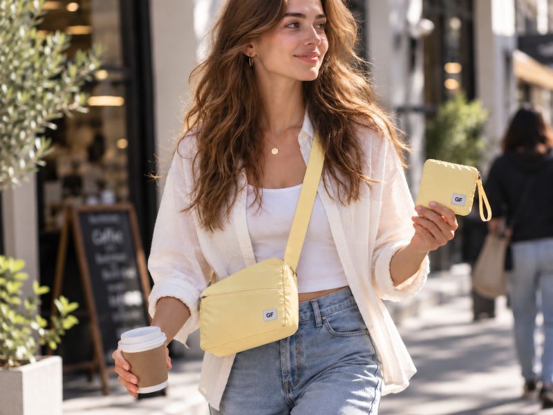 yellow-nylon-crossbody-bag-with-small-pouch