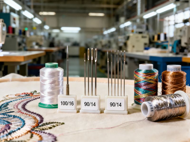 Embroidery-threads-and-needles-critical-bag-embroidery-materials-workshop-display-suitable-for-tote-bag-luggage-fabric-embroidery-projects